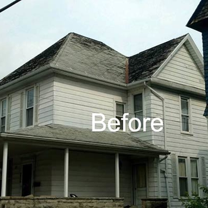 Damaged Roof Repair Before