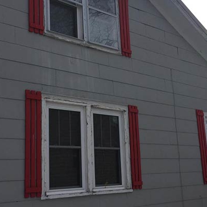 New Siding and Windows Before