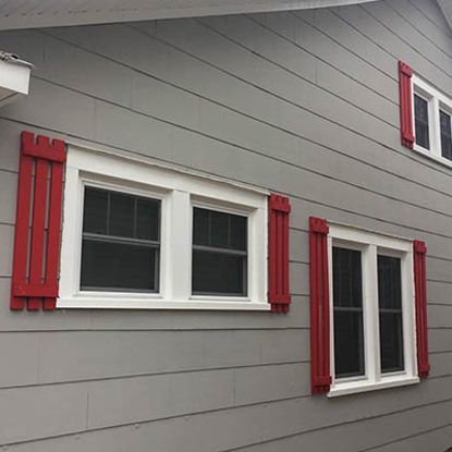 New Siding and Windows After
